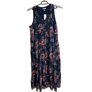 New STYLE & CO Womens Tiered Chiffon Ruffle Maxi Dress Size 2X Sleeveless Summer